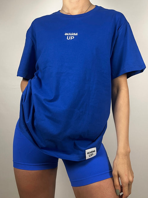 Essential Electric Blue Oversized T-Shirt