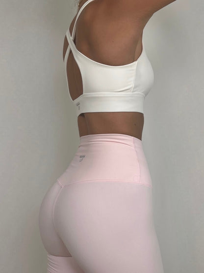 White Cross Power bra