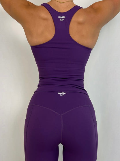 Cosmic Purple Essence Racerback tank top