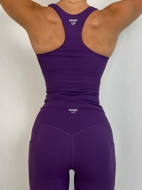 Cosmic Purple Essence Racerback tank top