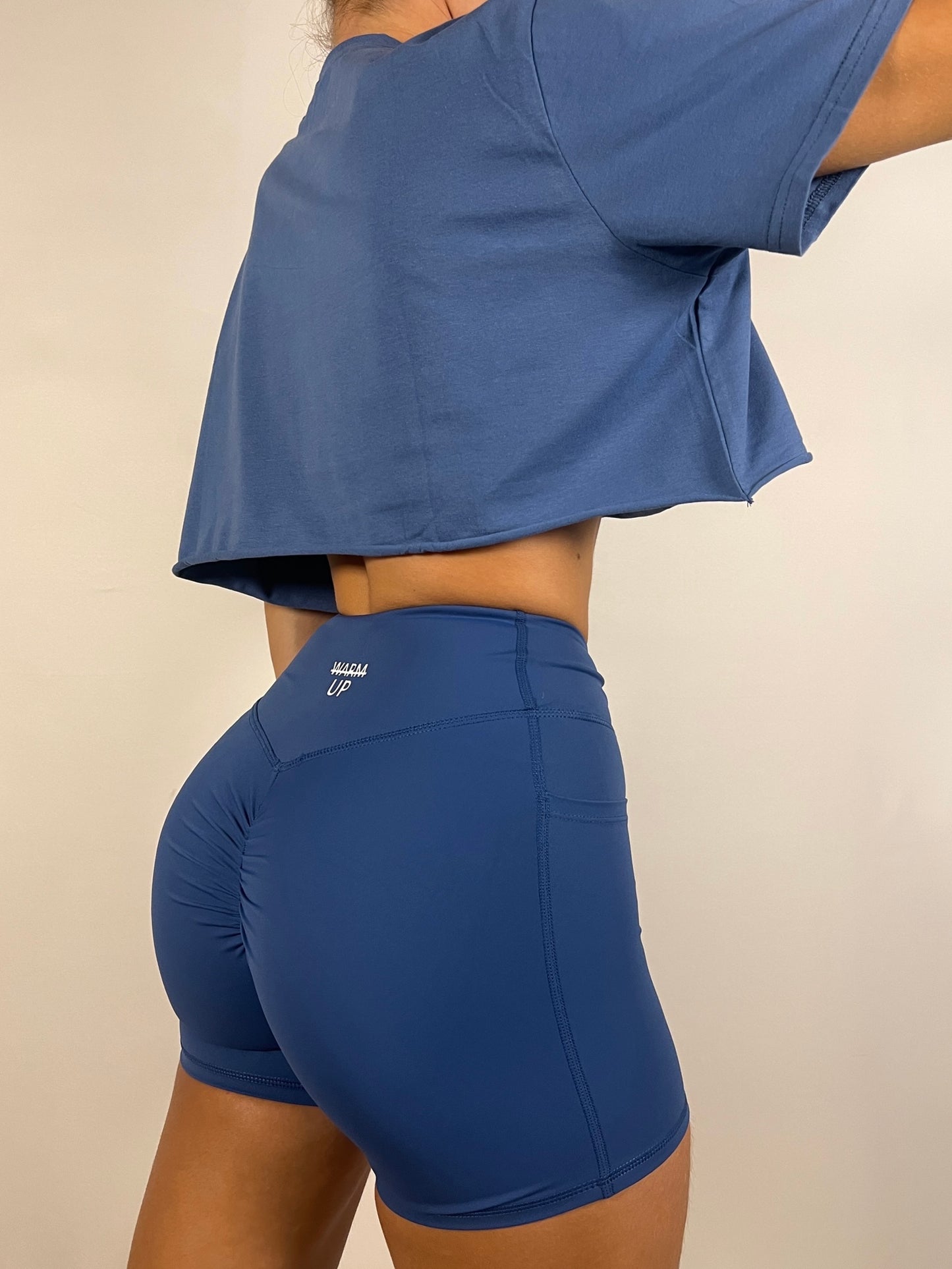 Azure Blue Cropped t-shirt