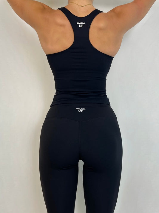 Black Racerback Essence Tank Top