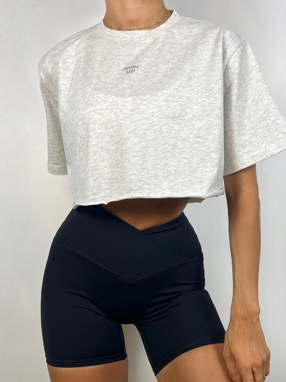 Light Grey Cropped T-shirt