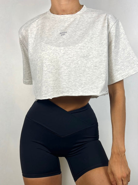 Light Grey Cropped T-shirt