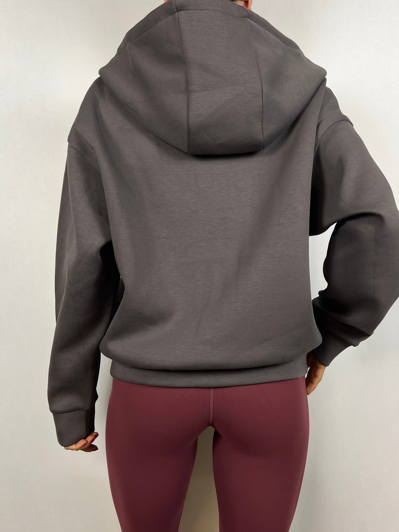 Dark Grey Oversized Zip up hoodie