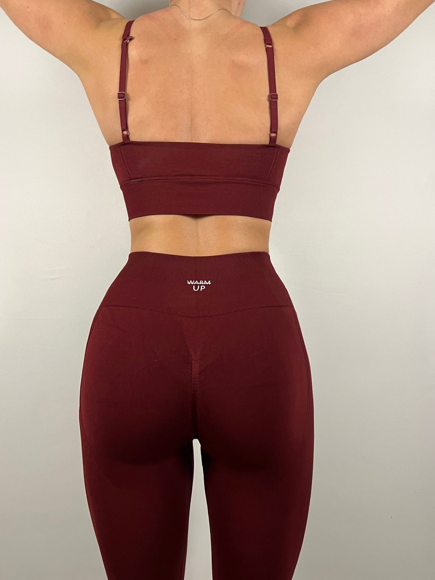 Wine Red Impact Seamless Bra