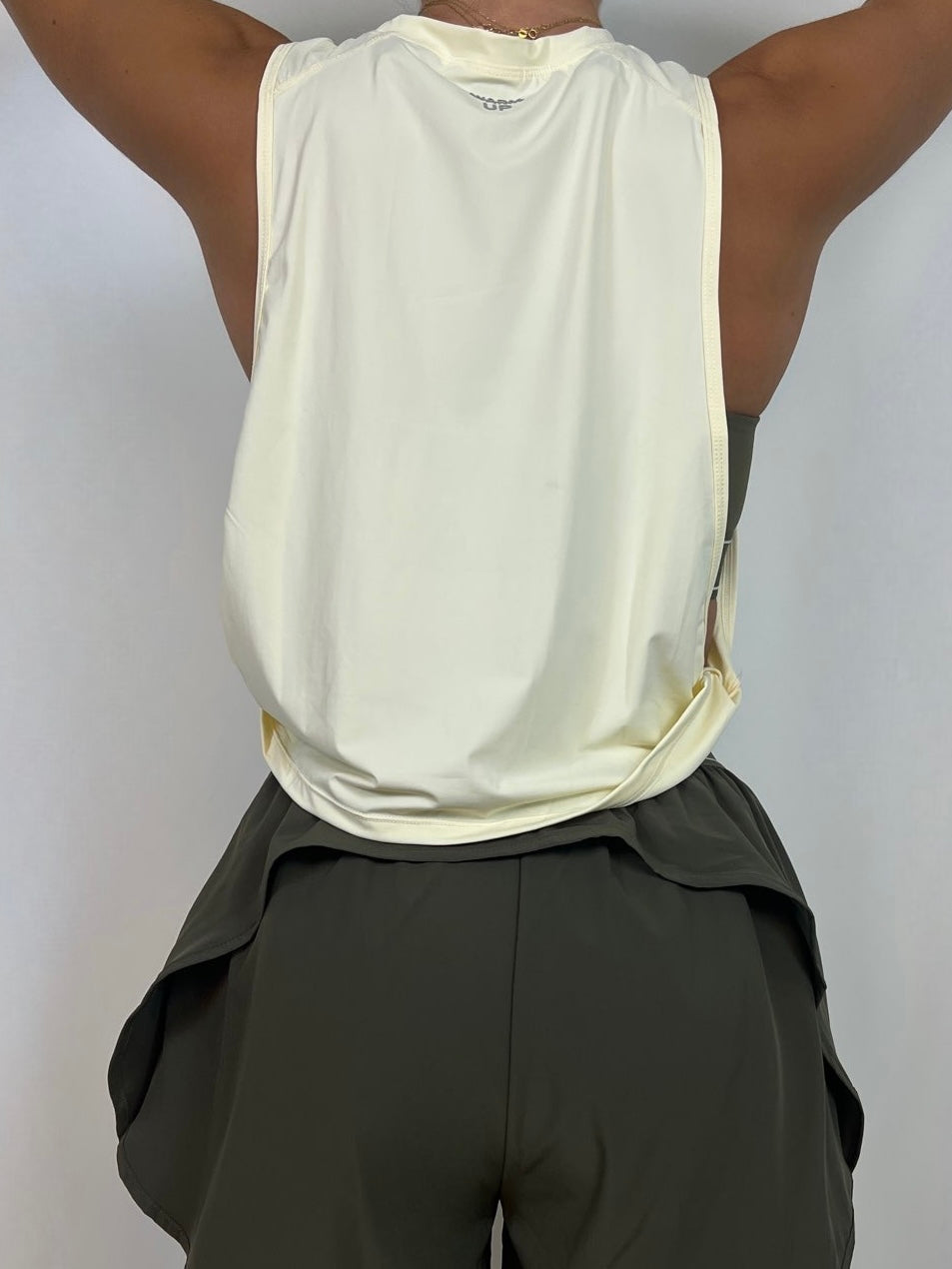 Bright Yellow Flow Tank top