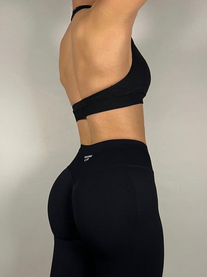 Jet Black Halter Bra