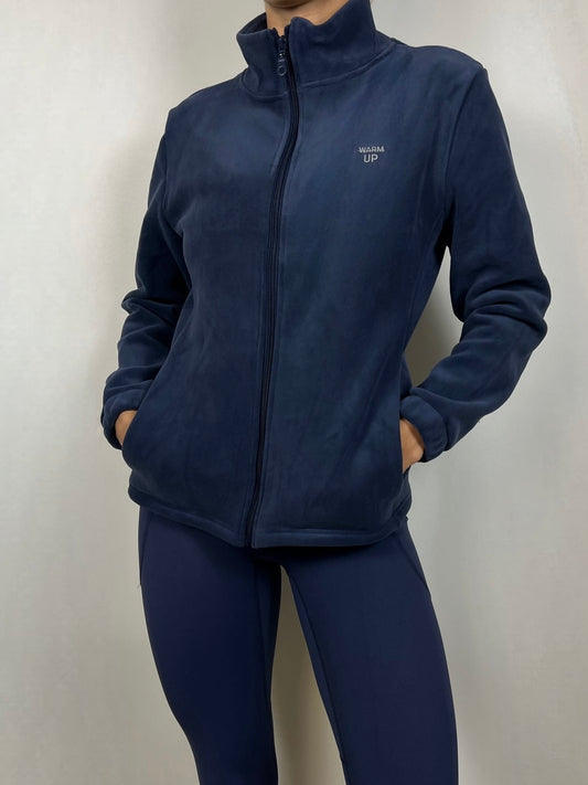 Navy Blue Polaire Jacket