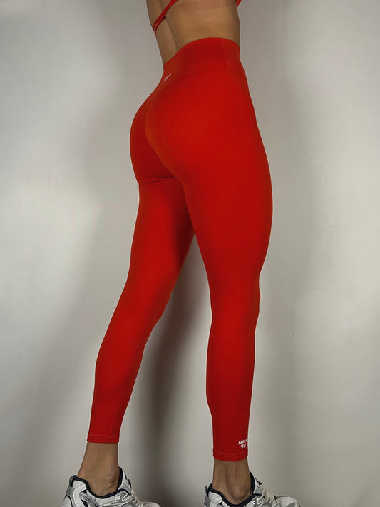 Chili Red Activelux leggings