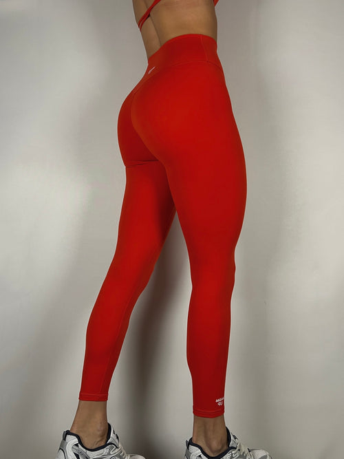 Chilli Red Activelux leggings