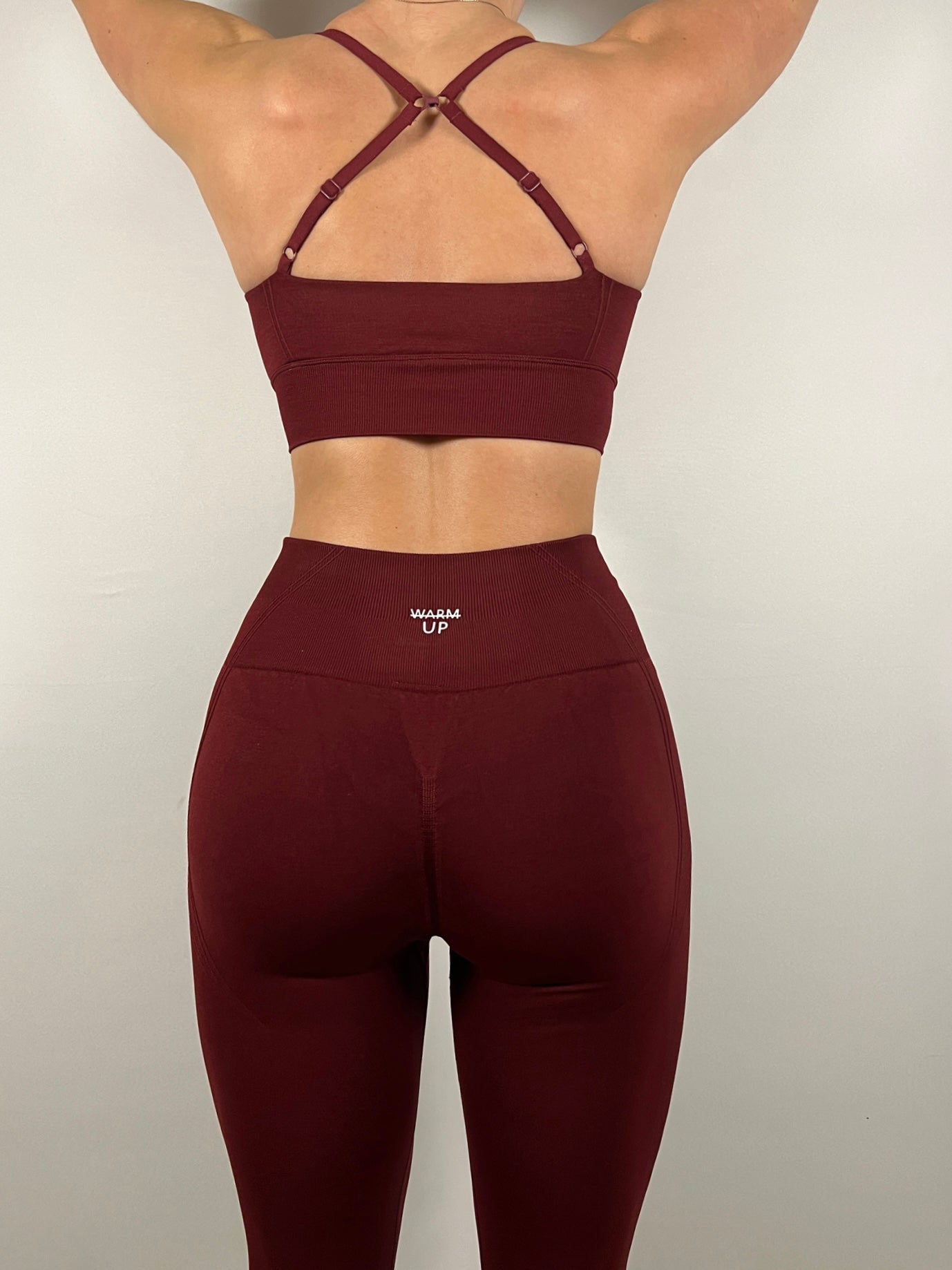 Wine Red Impact Seamless Bra