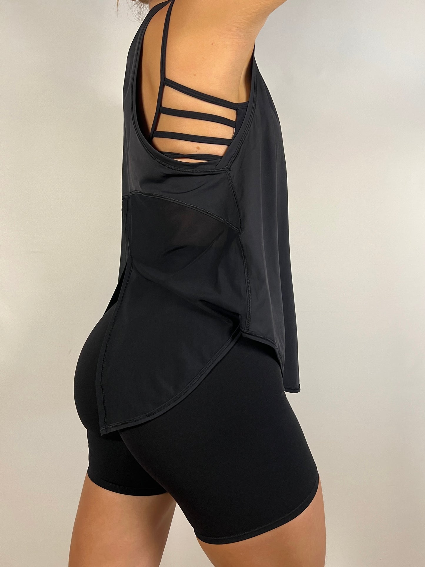 Black Activelux Loose tank top