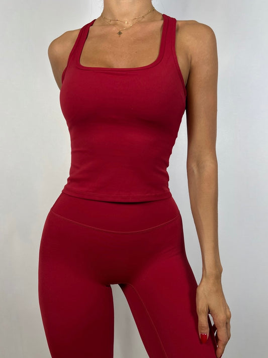 Ruby Red Timeless Racerback tank top