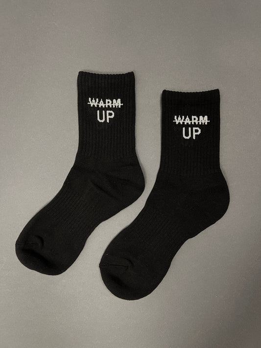 Performance Crew Socks-Black