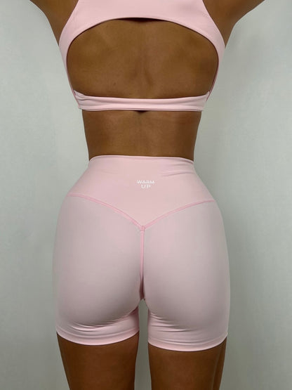 Milkshake Pink V soft motion shorts