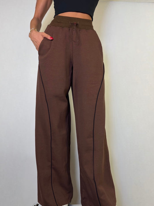 Dark Brown Lightweight Joggers