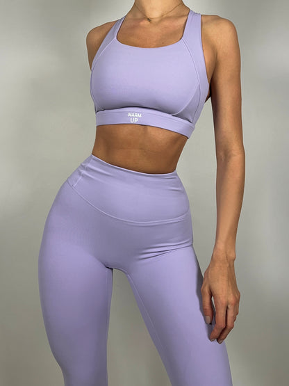 Pastel Purple Sculpt Leggings