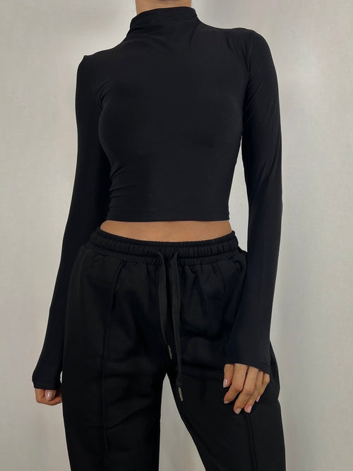 Black Basic Long sleeve
