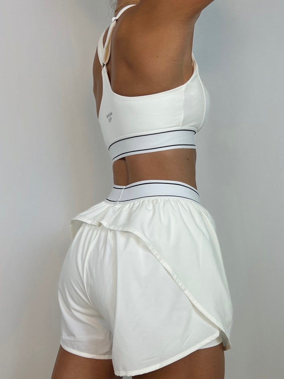 White Flow Bra