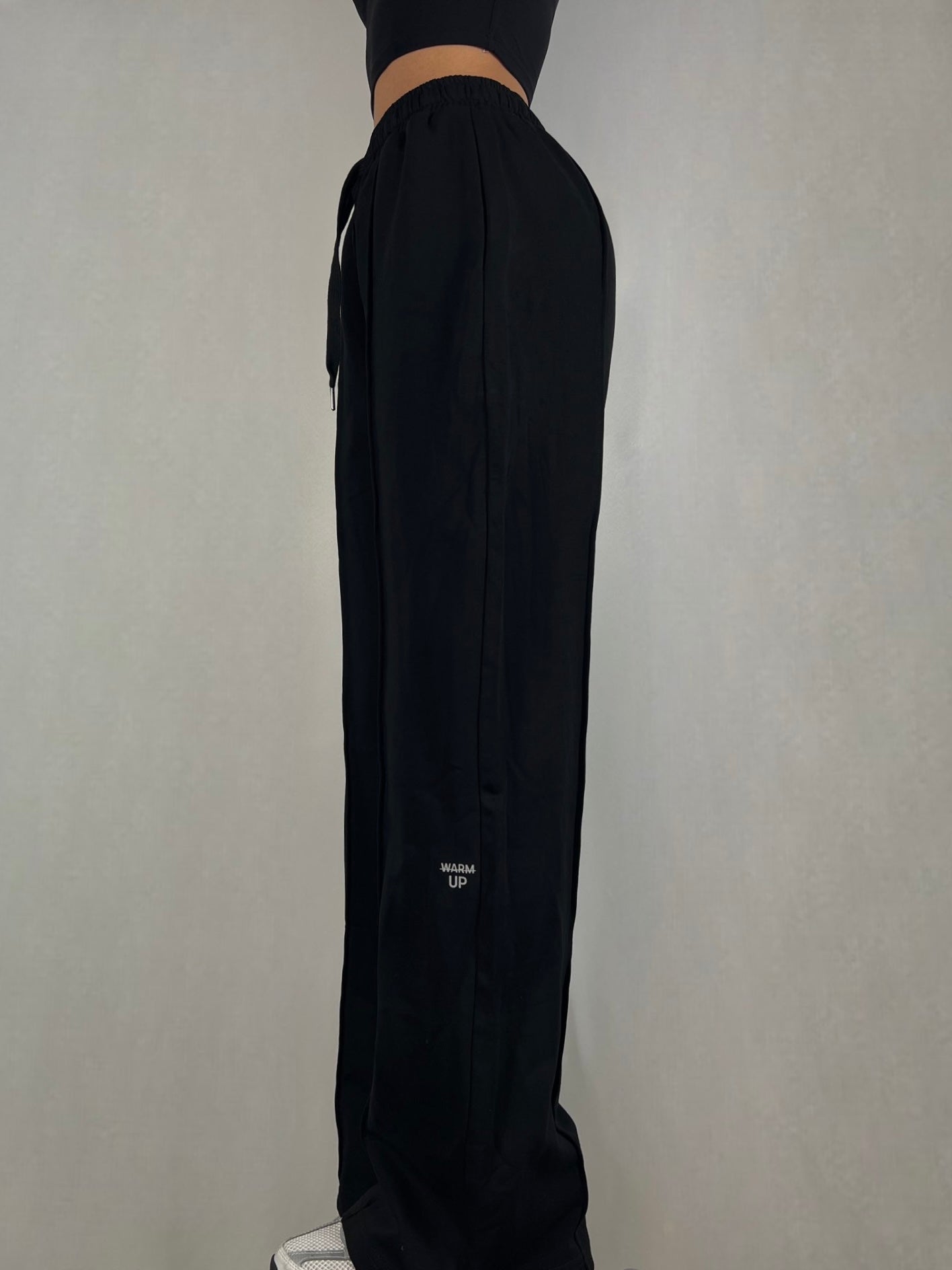 Black lightweight Wide fit Joggers