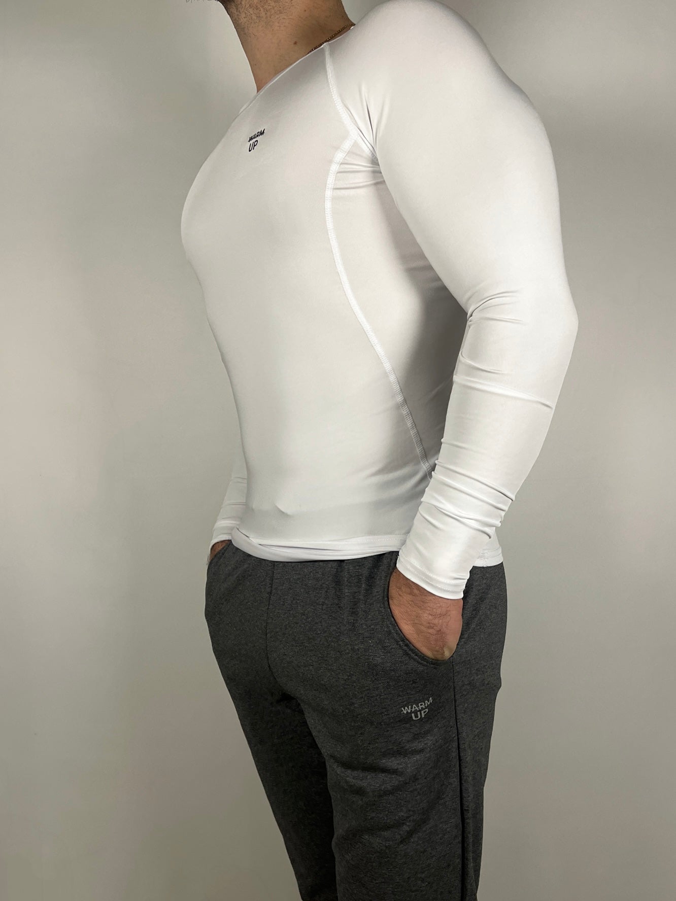 White Compression Top