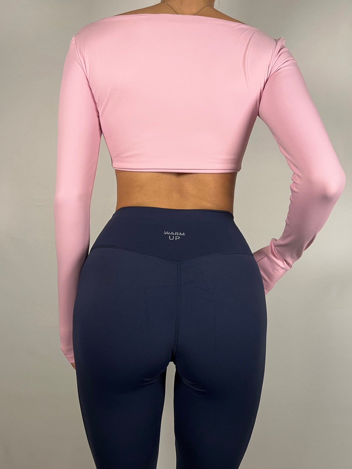 Light pink Square Neck Timeless crop