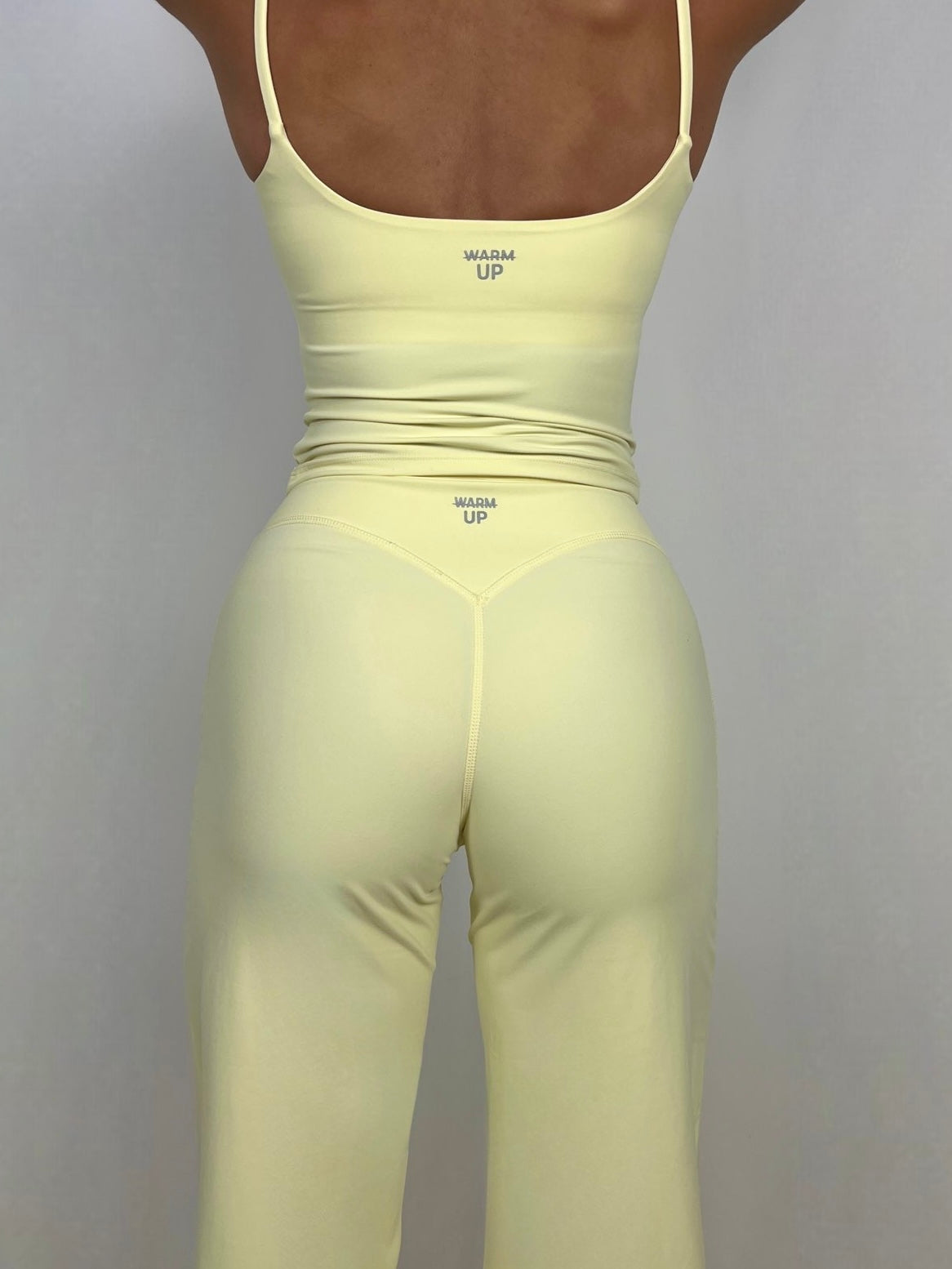 Pastel Yellow Soft motion straight pants
