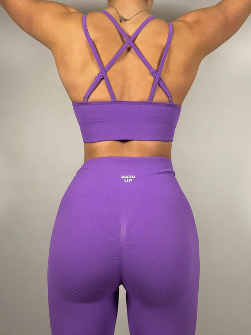 Purple Adjustable Seamless bra