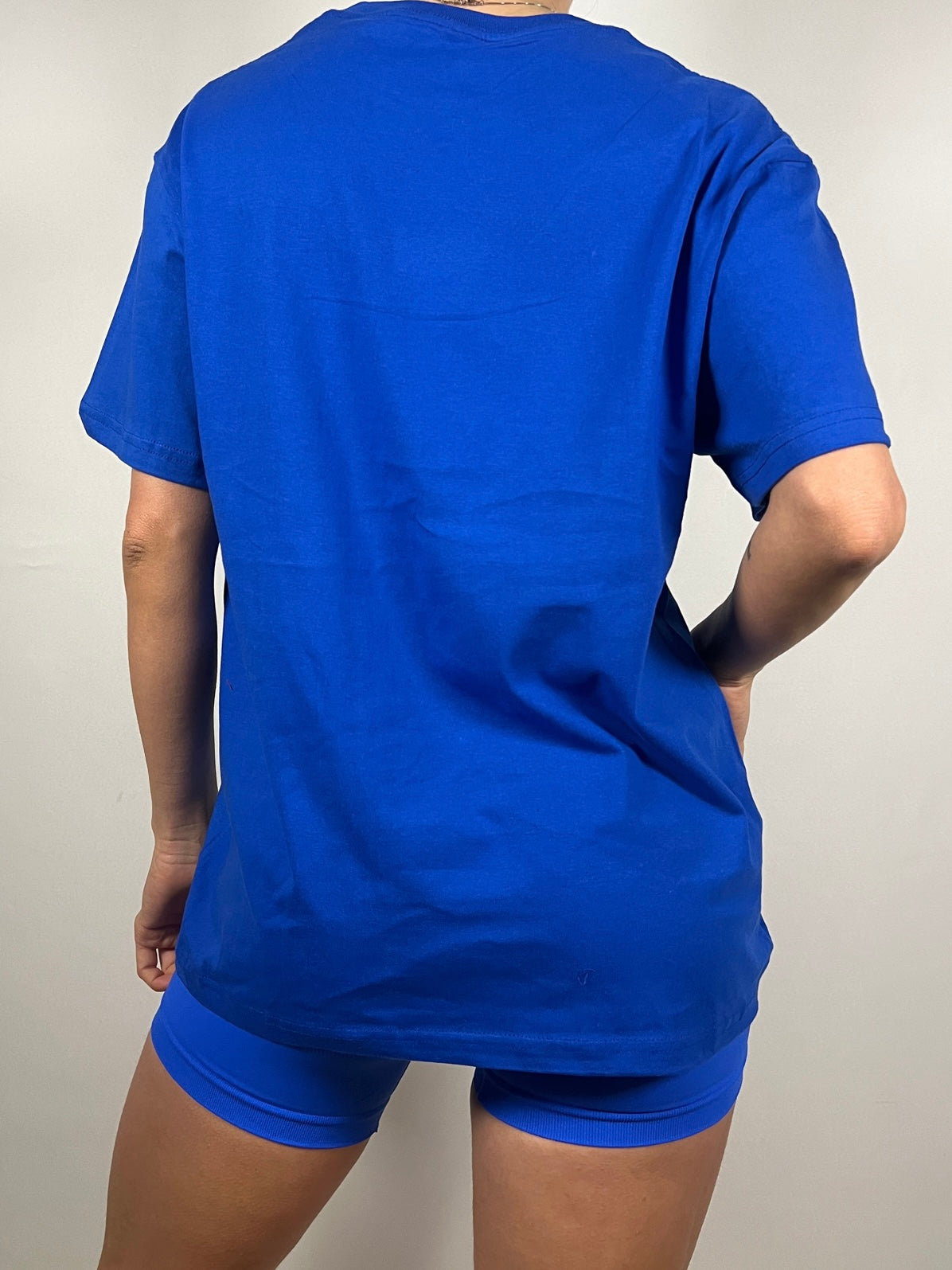 Essential Electric Blue Oversized T-Shirt