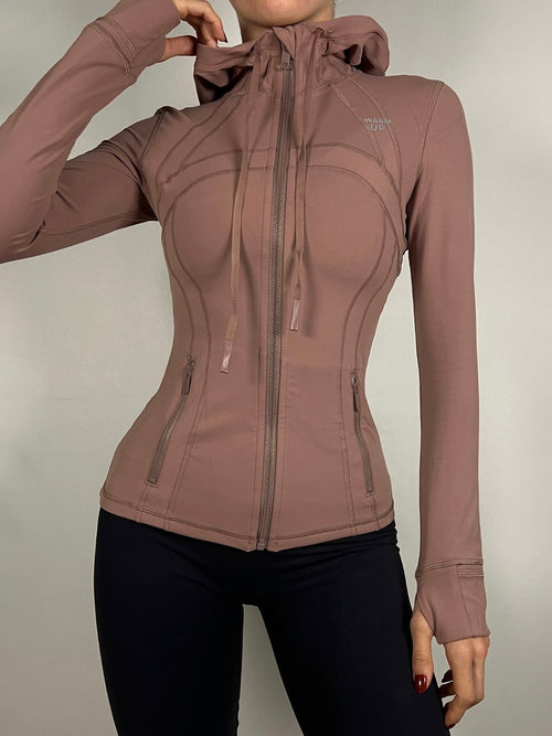 Dusty Pink Contour Jacket