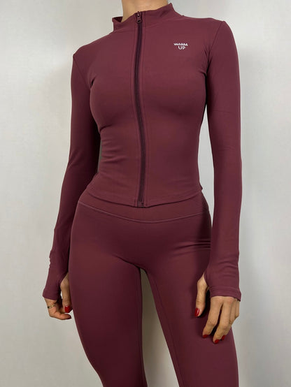 Dark Cherry Compression Jacket