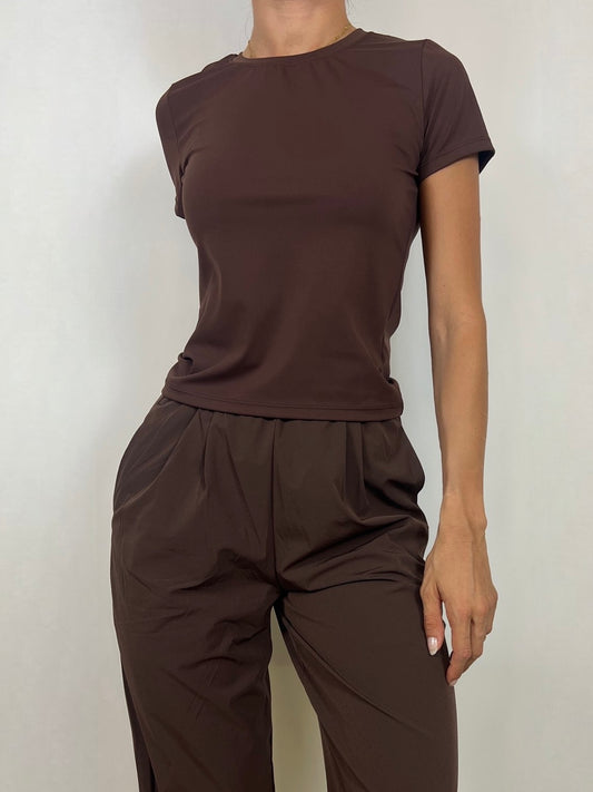 Brown Relaxed Tshirt