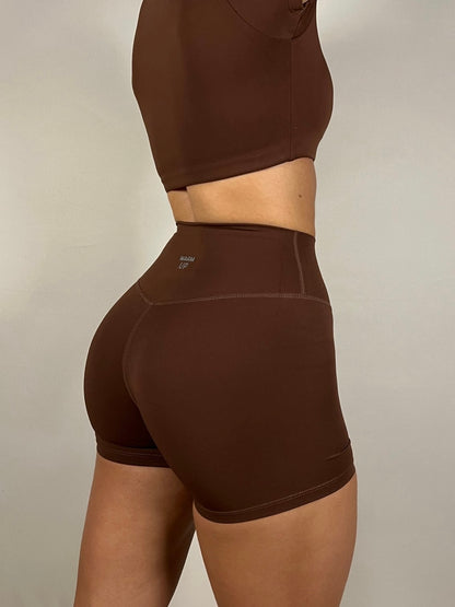 Chocolate Brown Timeless shorts