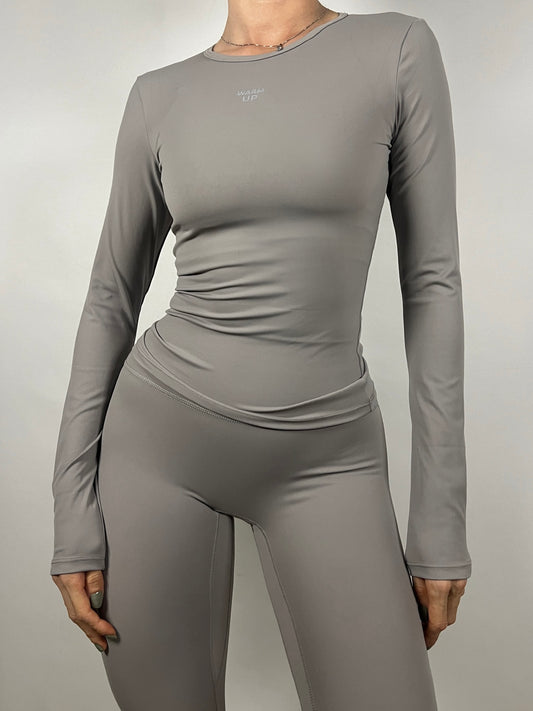 Cool grey Timeless Long sleeve Top