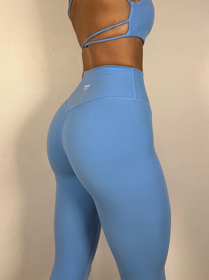 Sky Blue Activelux Leggings