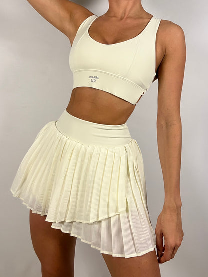 Cream Freedom Tennis skirt