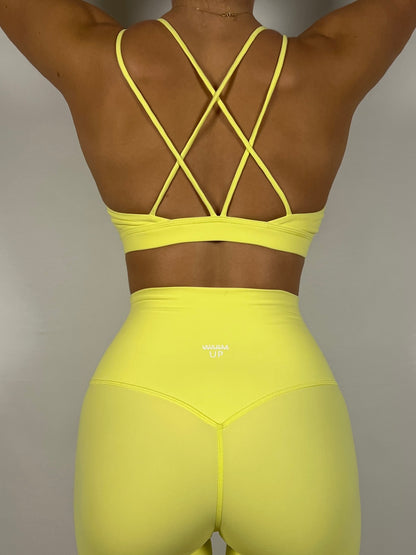 Lemon yellow Ayla Bra