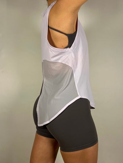 Light Pink loose fit Activelux Tank
