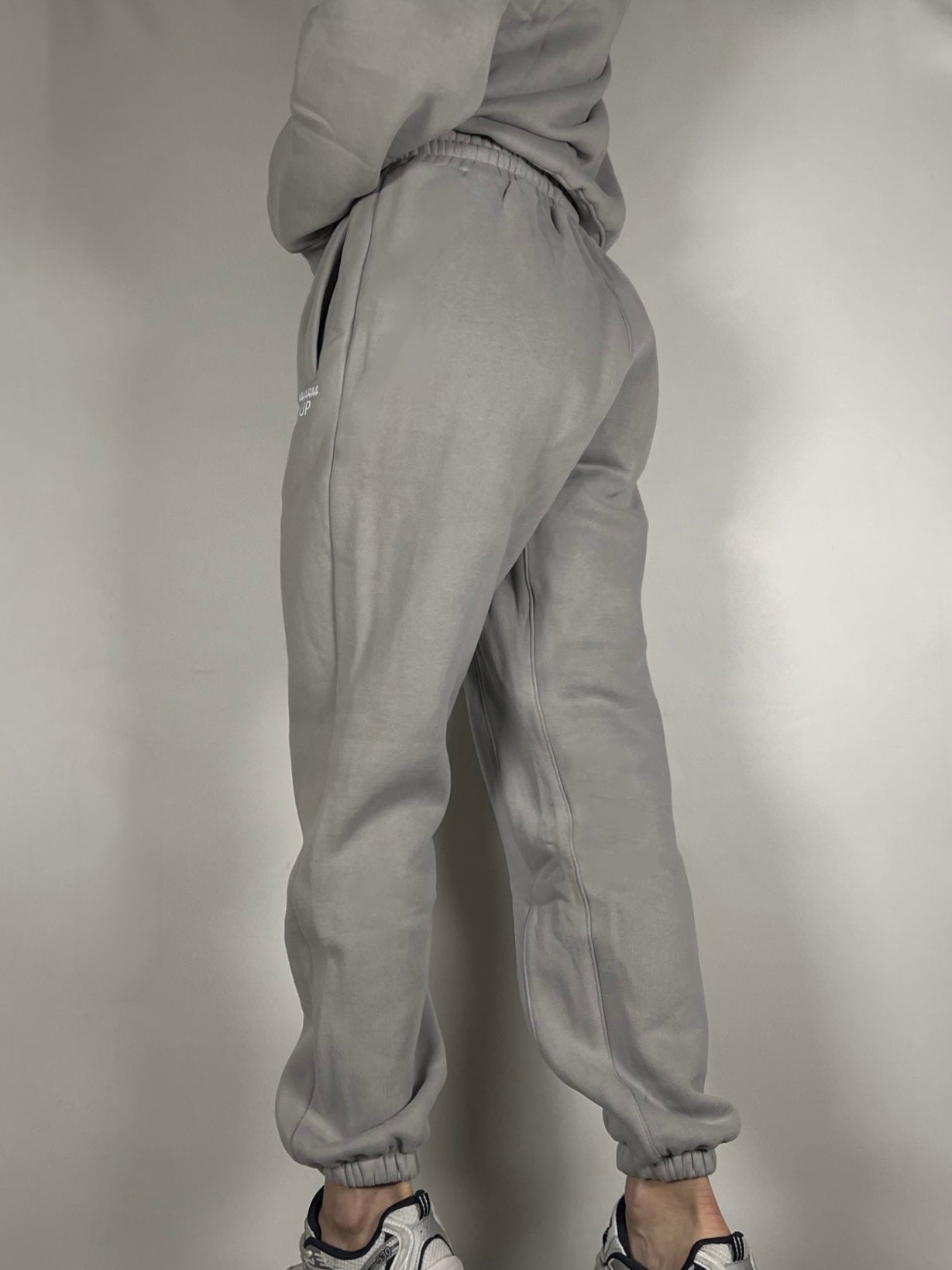 Space Grey Thick Oversized Sweatpants