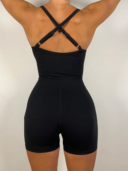 Onyx Black Sculpt Jumpsuit 2.0