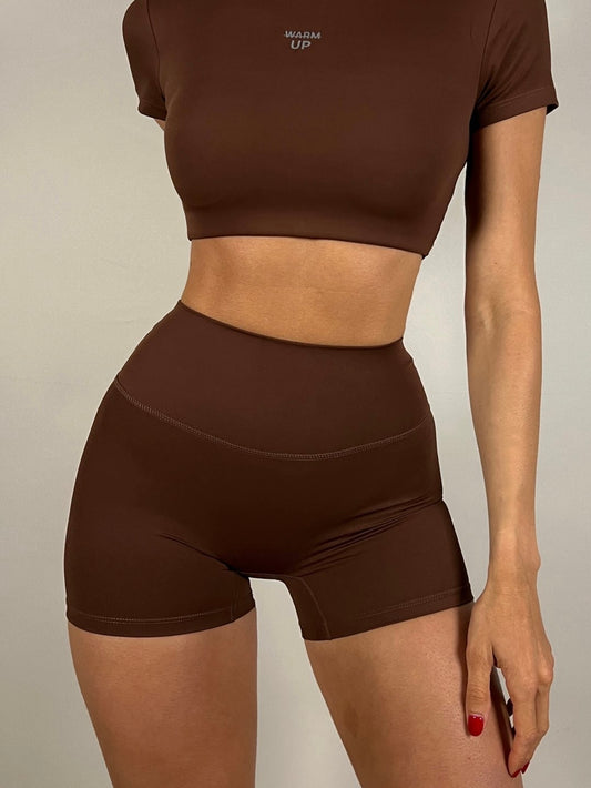 Chocolate Brown Timeless shorts