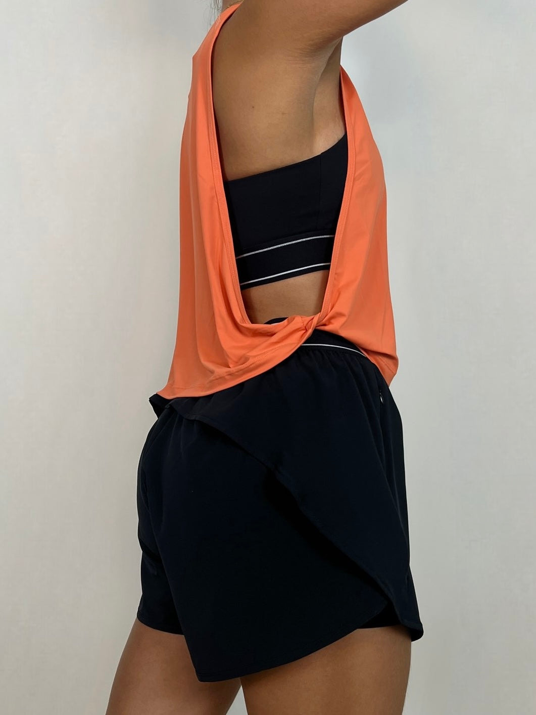 Bright Orange Flow tank top