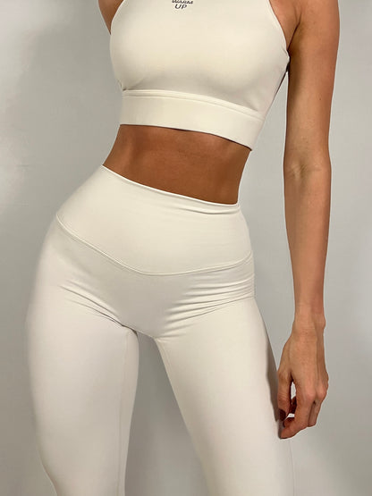 Cream white ActiveLux Leggings