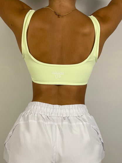 Light Green Twist Bra