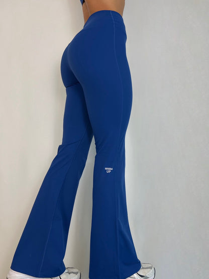 Royal Blue Essence V flared Pants