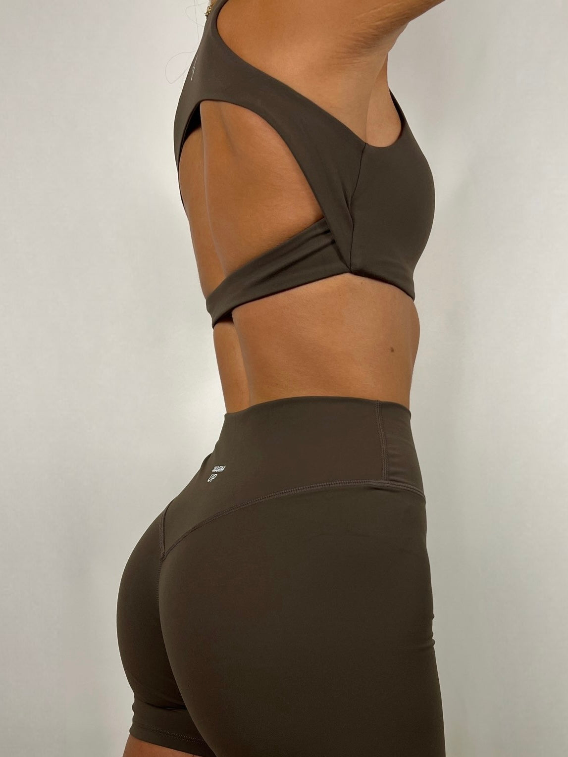 Dark Taupe Powerback Bra
