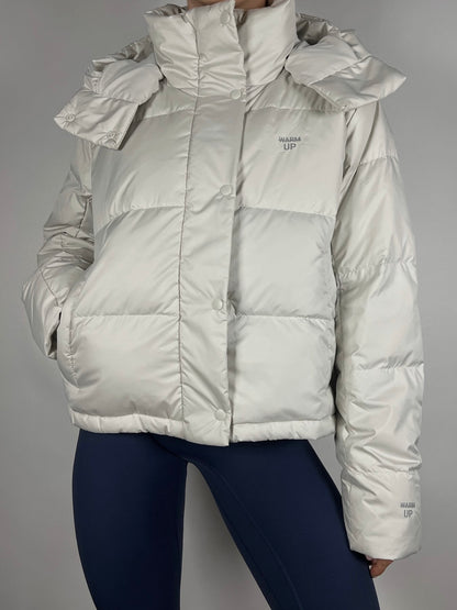 Layer Up Puffer Jacket - off White