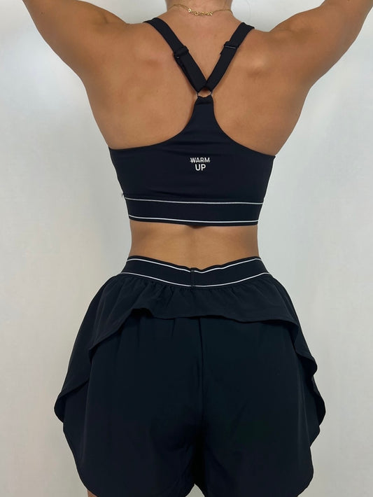 Black Flow Bra