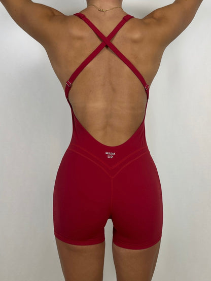 Berries Red Flex Jumpsuit